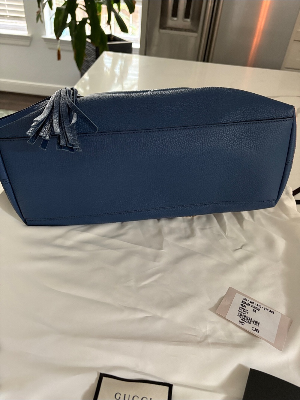 Gucci Soho Disco Shoulder Bag - Blue - Picture 3 of 16